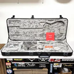 2017 FENDER AMERICAN ELITE STRAT / TELE BLACK HARDSHELL CASE USA ELECTRIC GUITAR