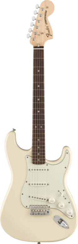 FENDER ALBERT HAMMOND JR. SIGNATURE STRATOCASTER OLYMPIC WHITE ROSEWOOD