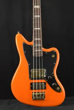 FENDER LIMITED EDITION MIKE KERR JAGUAR BASS TIGERS BLOOD ORANGE ROSEWOOD