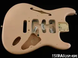 FENDER FSR AMERICAN PROFESSIONAL II STRAT THINLINE BODY ASH SHELL PINK
