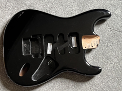 FENDER ULTRA LUXE STRATOCASTER GUITAR BODY FLOYD ROSE FR MYSTIC BLACK