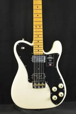 FENDER AMERICAN PROFESSIONAL II TELECASTER DELUXE OLYMPIC WHITE MAPLE