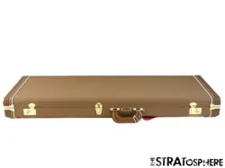 FENDER AV II 63 AMERICAN VINTAGE STRAT TELE BROWN HARDSHELL CASE TELE 1963.