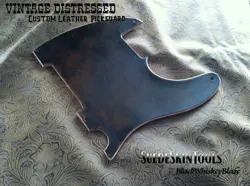 CUSTOM TOOLED LEATHER PICKGUARD FITS FENDER TELECASTER TELE ESQUIRE