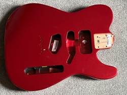 FENDER ULTRA TELECASTER GUITAR BODY SINISTER RED USA