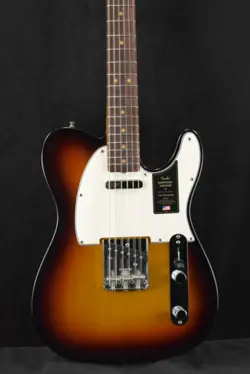 FENDER AMERICAN VINTAGE II 1963 TELECASTER 3-COLOR SUNBURST ROSEWOOD FINGERBOARD