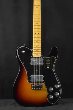 FENDER AMERICAN VINTAGE II 1975 TELECASTER DELUXE 3-COLOR SUNBURST MAPLE