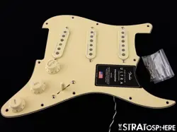 FENDER AMERICAN ULTRA STRATOCASTER LOADED PICKGUARD STRAT S1 NOISELESS USA AGED