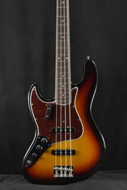 FENDER AMERICAN VINTAGE II 1966 JAZZ BASS LEFT-HAND 3-COLOR SUNBURST
