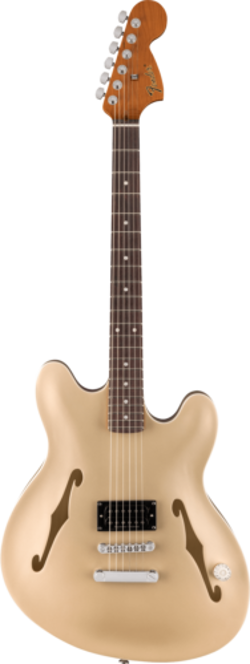 FENDER TOM DELONGE STARCASTER SATIN SHORELINE GOLD ROSEWOOD FINGERBOARD