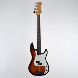 FENDER AMERICAN STANDARD PRECISION BASS FRETLESS 3-COLOR SUNBURST 1998