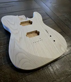 TELECASTER-STYLE GUITAR BODY, ASH, HH