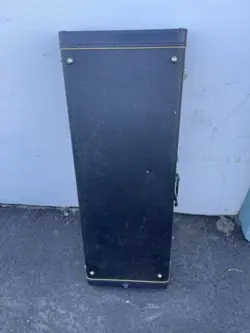 VINTAGE FENDER TELECASTER STRATOCASTER BLACK CHENEY ENGLAND GUITAR CASE GOLD