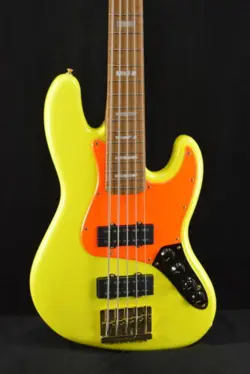 FENDER MONONEON JAZZ BASS V MAPLE FINGERBOARD NEON YELLOW