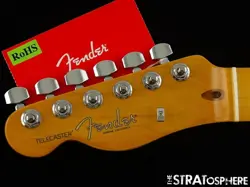 LEFTY FENDER AMERICAN PROFESSIONAL II TELECASTER TELE NECK & TUNERS USA MN MAPLE