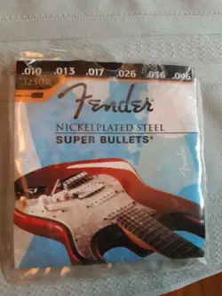 FENDER NICKELPLATED STEEL SUPER BULLETS