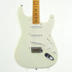 USED FENDER CUSTOM SHOP / VC 1955 STRATOCASTER RELIC AGED OLYMPIC WHITE 2018