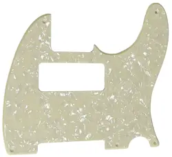 1 PLY CREAM PEARL FOR  FENDER TELECASTER 5-HOLE P90 STYLE GUITAR PICKGUARD