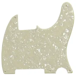 1 PLY CREAM PEARL FOR  FENDER TELECASTER 5-HOLE BLANK STYLE GUITAR PICKGUARD