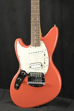 FENDER KURT COBAIN JAG-STANG LEFT-HAND ROSEWOOD FINGERBOARD FIESTA RED