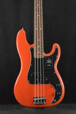 FENDER PLAYER II PRECISION BASS CORAL RED ROSEWOOD FINGERBOARD