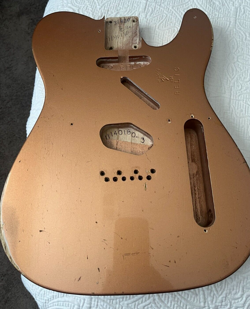 FENDER CUSTOM SHOP RELIC 52' TELE TELECASTER BODY ASH 4 LBS.