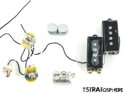 FENDER AMERICAN PROFESSIONAL II PRECISION P BASS V MOD PICKUPS POTS KNOBS & JACK