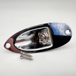 FENDER USA STRATOCASTER JACK PLATE AND JACK MINT 24117