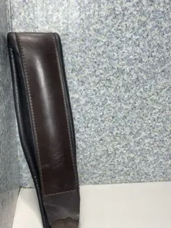 VINTAGE LEATHER GUITAR STRAP MADE IN USA FENDER GIBSON MARTIN