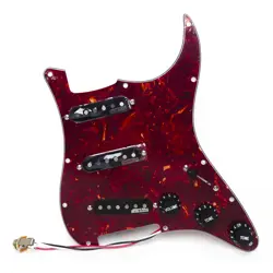 FOR FENDER GUITAR PREWIRED PICKGUARD LOADED SSS ALNICO 5 SINGLE COIL PICKUP SET