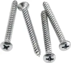 FENDER NECK MOUNTING SCREWS - CHROME