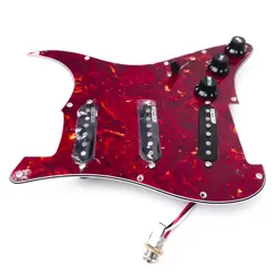 PREWIRED PICKGUARD LOADED SSS ALNICO 5 SINGLE COIL PICKUP FOR FENDER ST GUITAR