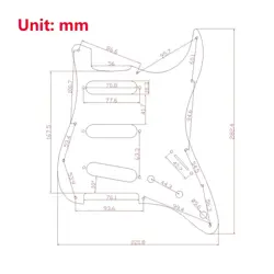 SSS PREWIRED PICKGUARD