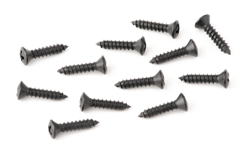 GENUINE FENDER PICKGUARD SCREWS, BLACK, 12 PER PACK, MPN 0018113049