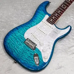 FENDER 2024 COLLECTION MIJ HYBRID II STRATOCASTER QMT  AQUAMARINE
