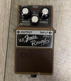 BOSS FENDER FRV-1 REVERB GUITAR EFFECT PEDAL TESTED JAPAN