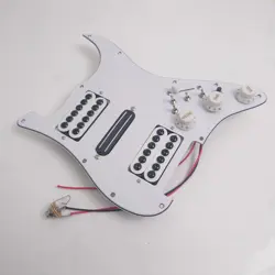 HSH PREWIRED LOADED PICKGUARD WITH HUMBUCKER PICKUPS FOR FENDER STRAT GUITAR