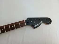 2007 STARCASTER BY FENDER STRATOCASTER NECK METALLIC BLACK 21 FRETS