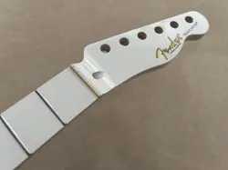 22 FRET WHITE GLOSS MAPLE GUITAR NECK FOR DIY FENDER TELECASTER NECK STYLE