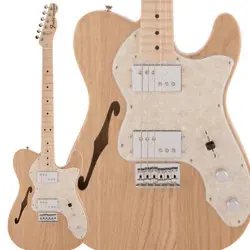 FENDER MADE IN JAPAN TRADITIONAL 70S TELECASTER THINLINE MAPLE NATURAL #GGCOG