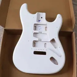 DIY ELECTRIC GUITAR BODY FOR FENDER ST STRAT GUITAR ACCESSORY POPLAR HSH WHITE