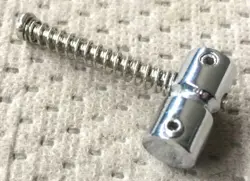 FENDER SQUIER J-BASS GUITAR VINTAGE STYLE BRIDGE ORIGINAL CHROME STRING SADDLE