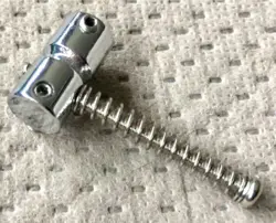 FENDER SQUIER P-BASS GUITAR VINTAGE STYLE BRIDGE ORIGINAL CHROME STRING SADDLE