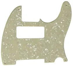 GUITAR PARTS FOR FENDER TELECASTER 5 HOLE P90 GUITAR PICKGUARD 1 PLY CREAM PEARL