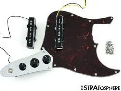 FENDER VINTERA 60S JAZZ BASS LOADED PICKGUARD GUITAR PARTS 4 PLY TORTOISE