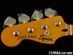 LEFTY FENDER SQUIER CLASSIC VIBE 70S JAZZ J BASS NECK   TUNERS MAPLE BLOCK