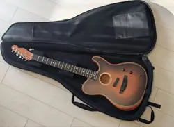 ELECTRIC ACOUSTIC GUITAR FENDER AMERICAN ACOUSTASONIC TELECASTER USA & GIG CASE
