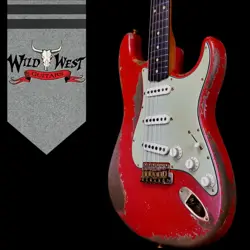 FENDER CUSTOM SHOP DALE WILSON MASTERBUILT 1961 STRATOCASTER BRAZILIAN RELIC RED