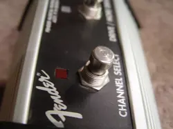 FENDER TWO-BUTTON FOOTSWITCH P/N 0050419000 CHANNEL SELECT/DRIVE