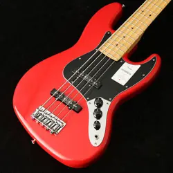 FENDER MADE IN JAPAN HYBRID II JAZZ BASS V MAPLE FINGERBOARD MODENA RED OCHANOMI
